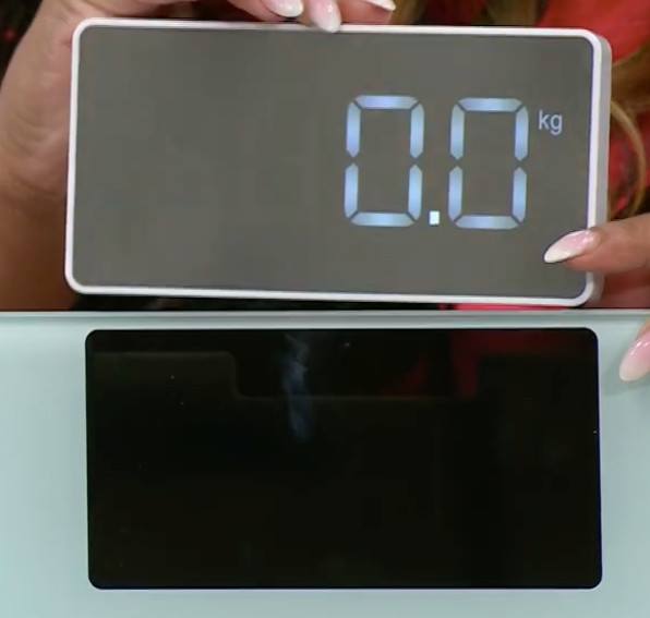 #Ideaworks Wireless Clear View Digital Scale with Removable Display