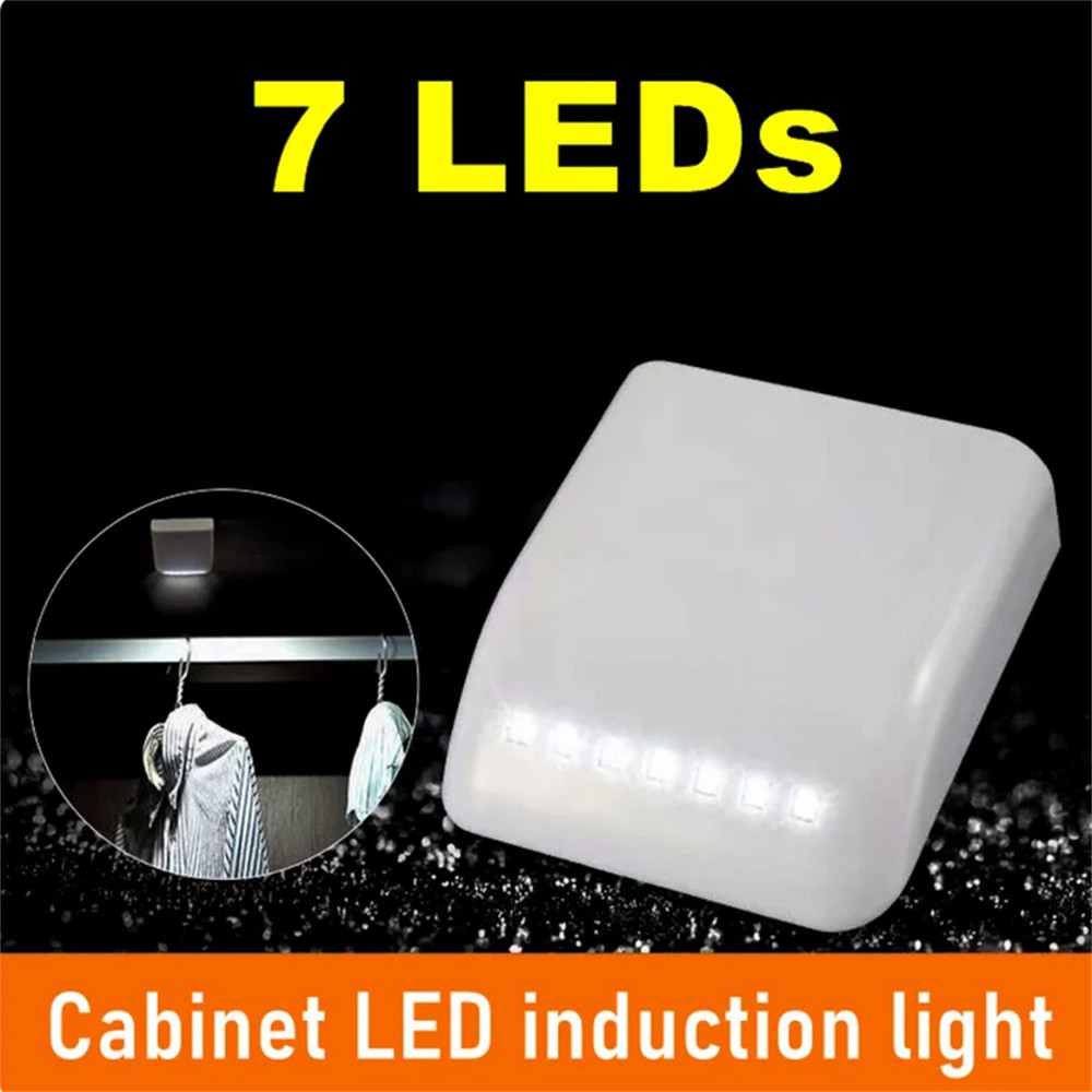7 LED Light Sensor Closet Light Accessories For Cupboard Closet Wardrobe