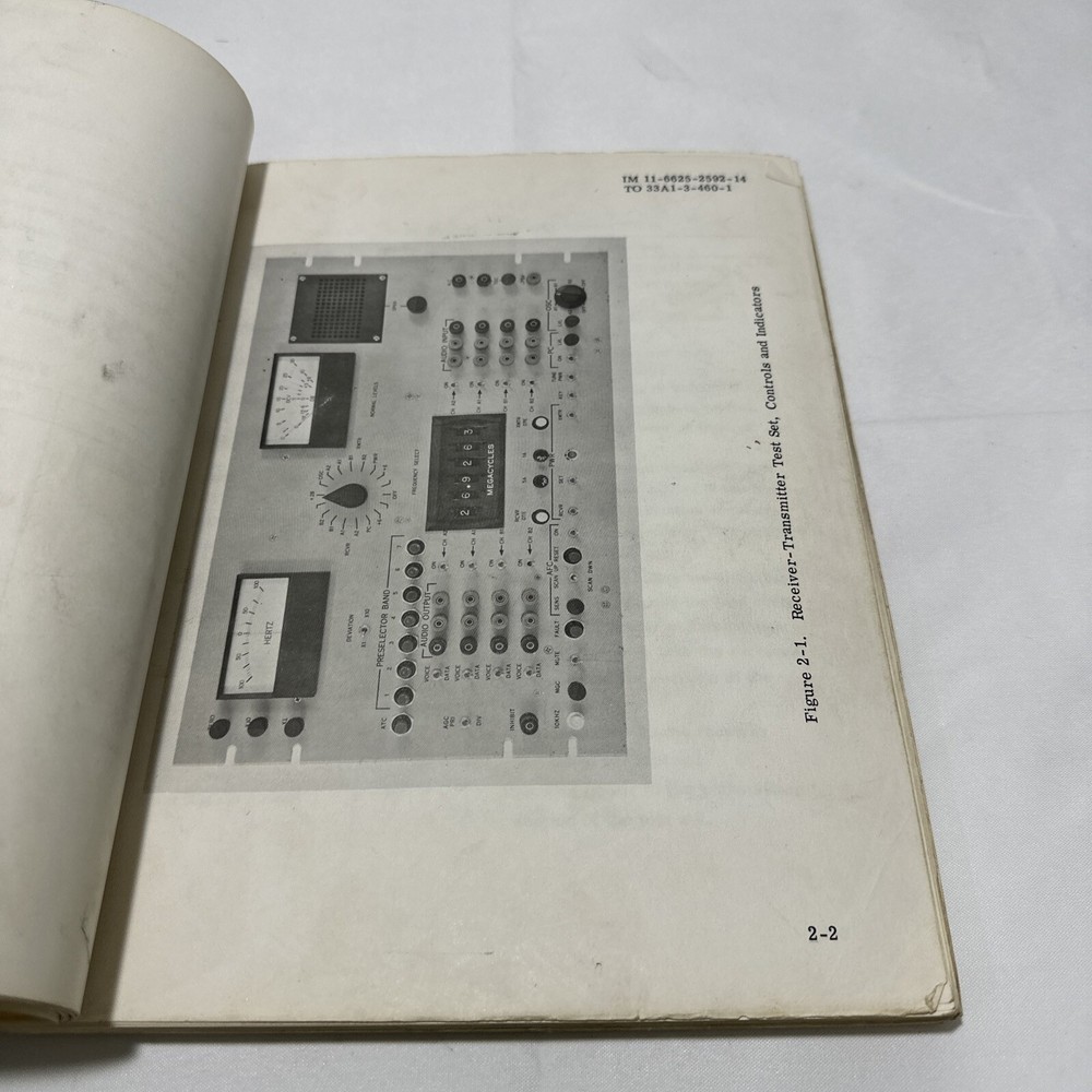 Raytheon T324732A Receiver-Transmitter Test Set Operation & Maintenance Manual