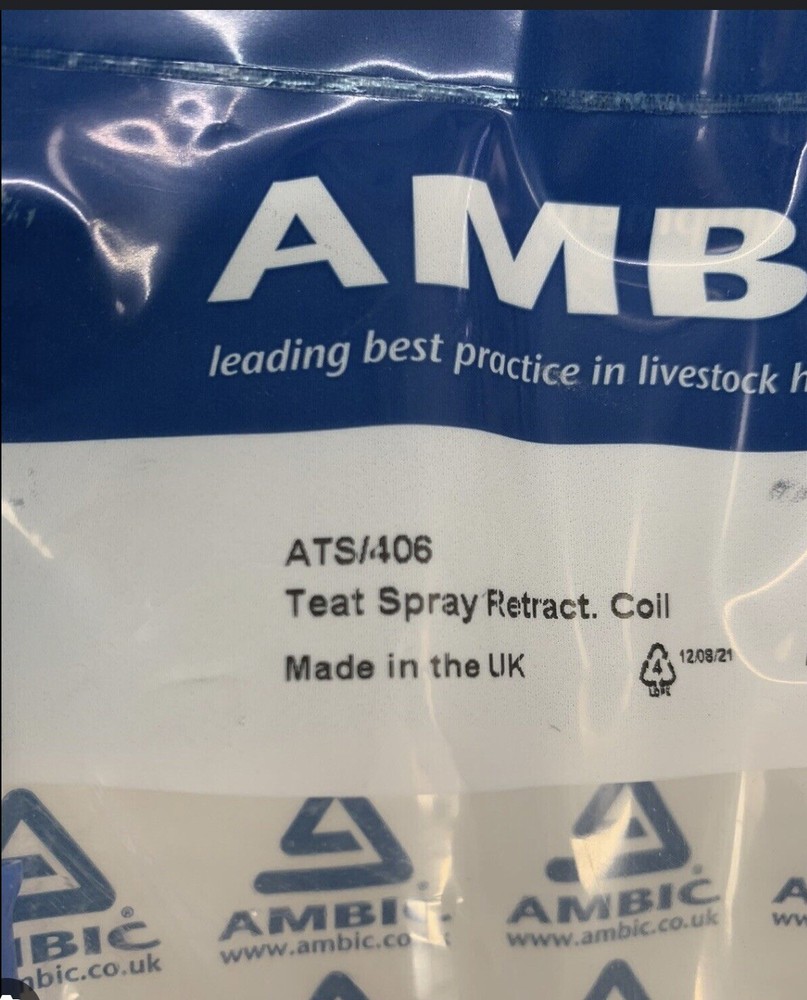Teat Spray Retractable Coil - Ambic ATS/406 - Blue