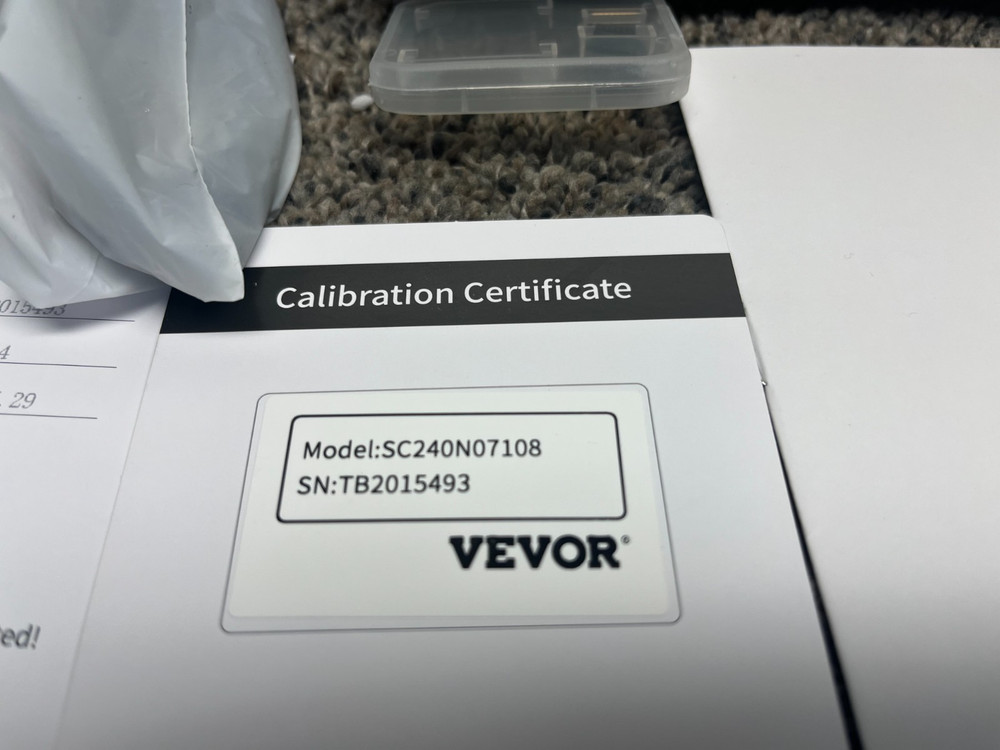 VEVOR HANDHELD THERMAL CAMERA MODEL #SC240N ( OPEN BOX)