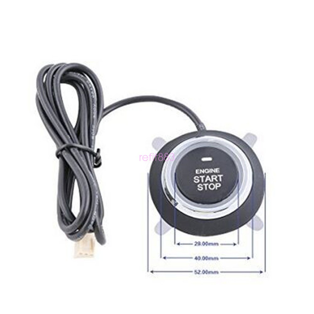 Car SUV Engine Push Start Button RFID Lock Ignition Starter Driving Security Kit