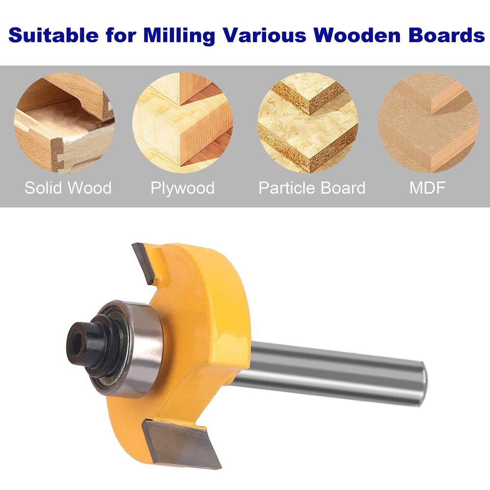 Platinumedge Router Bits Set, Tungsten Carbide Router Bits Set 1/4 Shank,