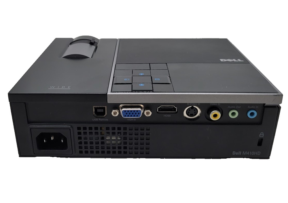 Dell M410HD Projector 231 Lamp Hours W/ REMOTE CONTROL