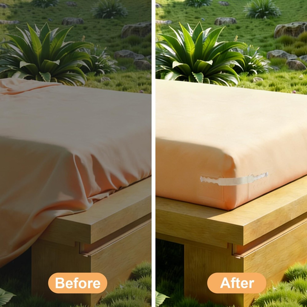 4Pcs Fitted Fasteners Keep Your Sheets in Place, Easy-Install Corner Grippers...