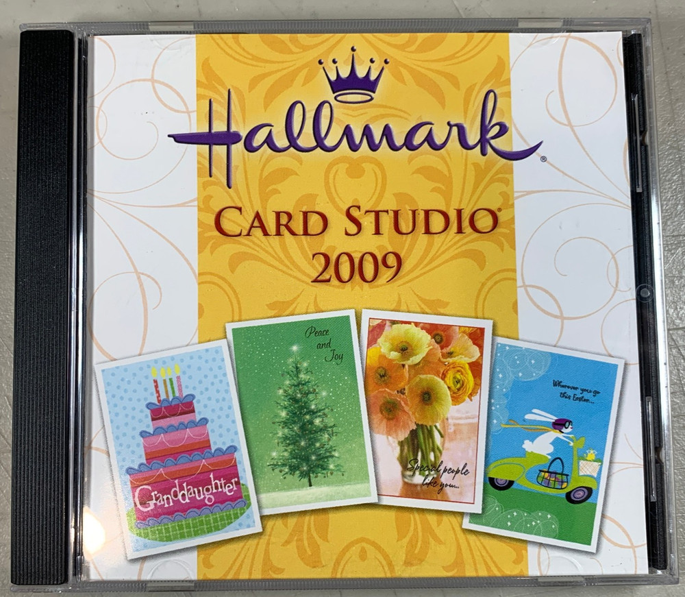 Hallmark Card Studio 2009 Software Disc for Windows XP or Vista