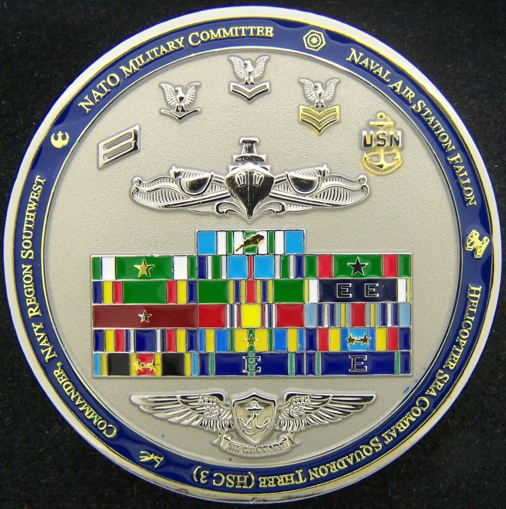 US Navy Retired Challenge Coin