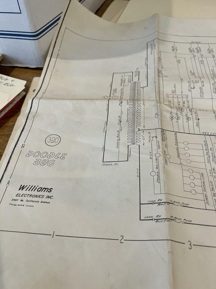 Doodle Bug & Love Bug Pinball Manual & Schematic