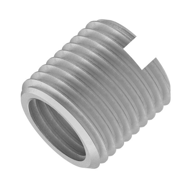 Thin Wall Self Locking Thread Insert, 7/16"-20 Int Thrd Sz, 18-8 Stainless