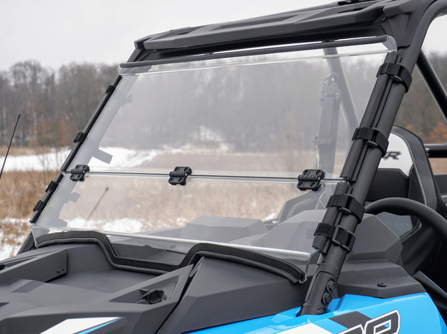 Polaris RZR Turbo-S Scratch Resistant Folding Windshield