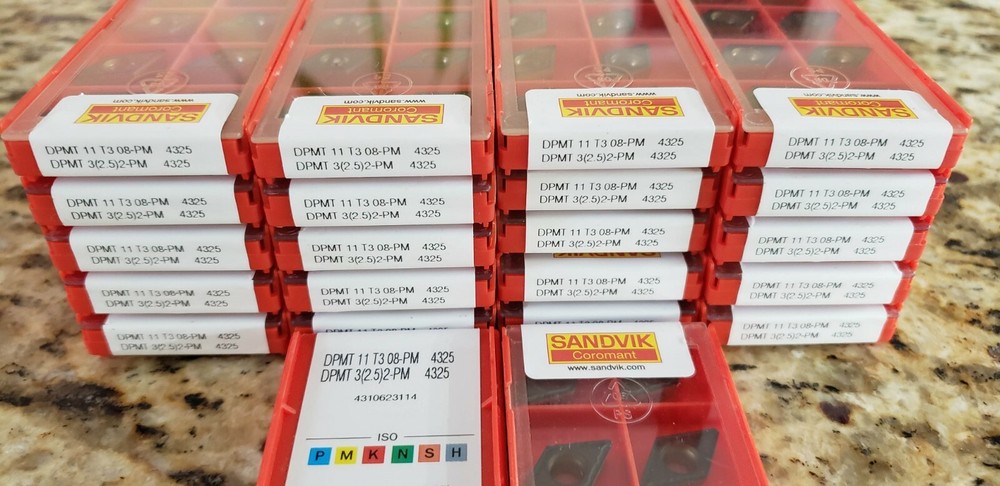 SANDVIK COROMANT DPMT 3(2.5)2-PM 4325 CARBIDE INSERT