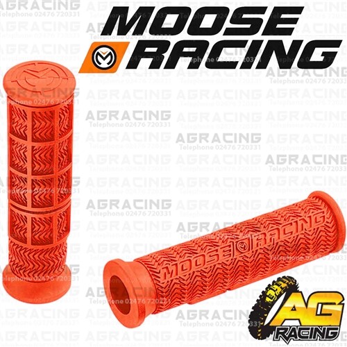 Moose Racing Stealth Throttle Grip Thumb Grips Orange For Arctic Cat Models