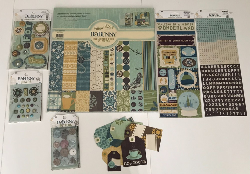 Bo Bunny 12 x 12 Misc Paper Kits-Multiples Variations Available- U Choose