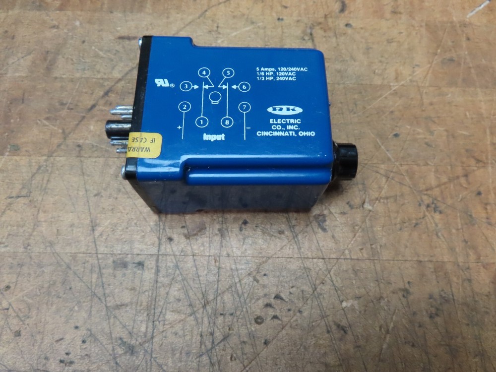R-K Electronics CDB-115A-2-.5S 8 pin time delay relay .05-0.5 sec (@D84)