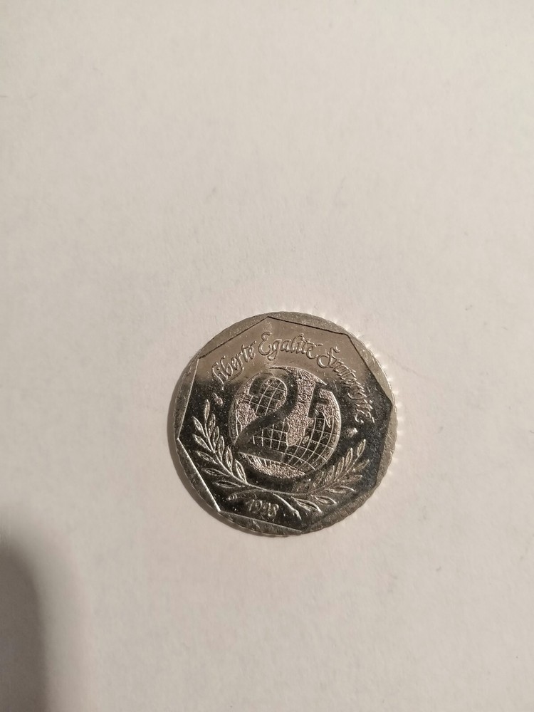 French 2 Franc Coin
