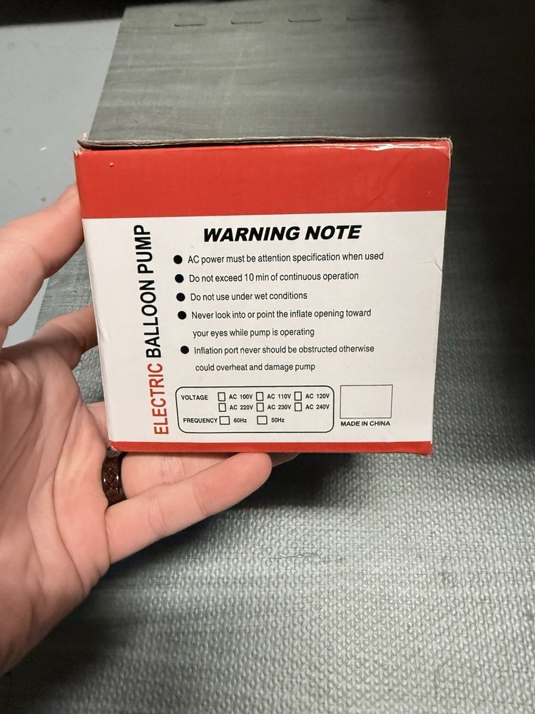 Electric Balloon Air Pump