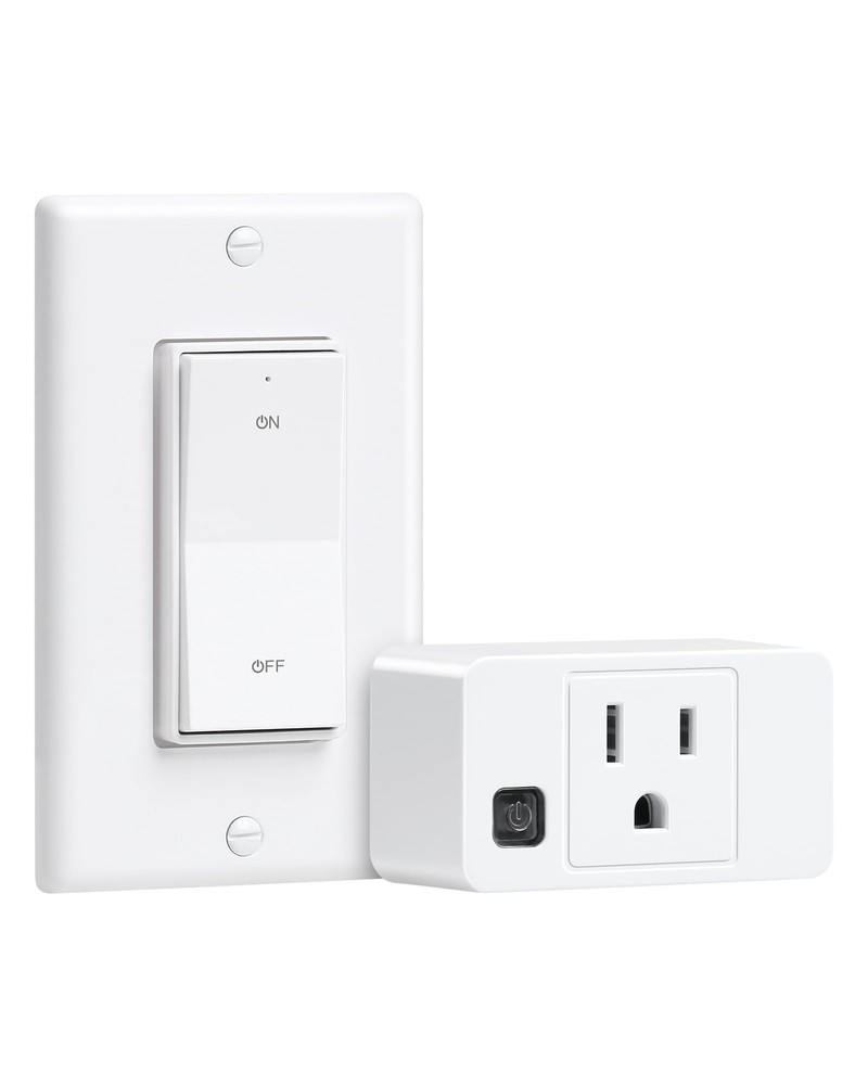 Remote Control Outlet, Decorator Rocker Wall Switch, 200FT Long Range Wireles...