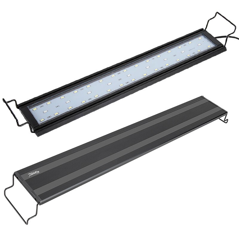 hygger Fixed Timer LED Aquarium Fish Light Full Spectrum  Multi Color w/Brackets