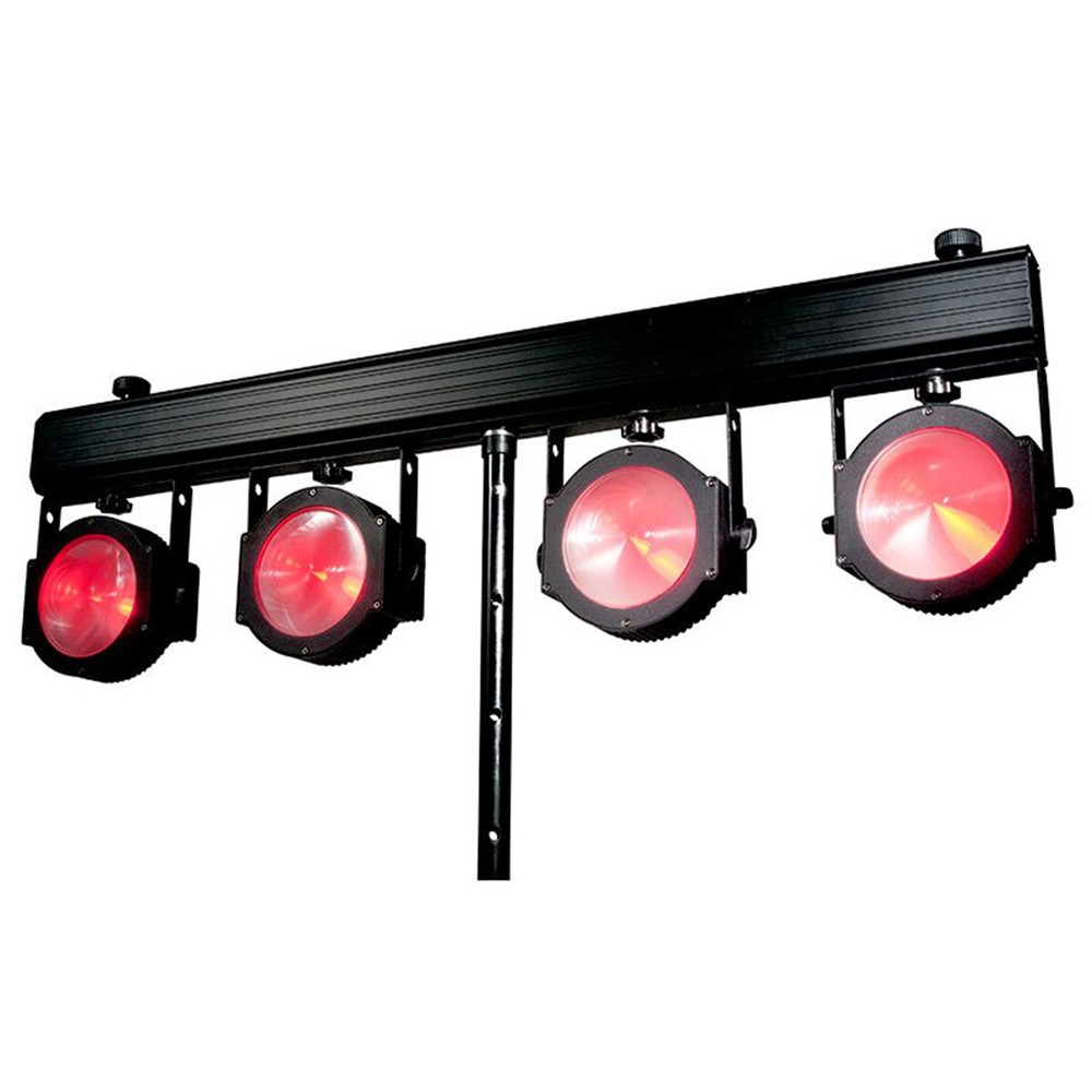 Eliminator Dotz Tpar Sys Plus COB LED Par Wash Light+Foot Control+Stand+SoftCase