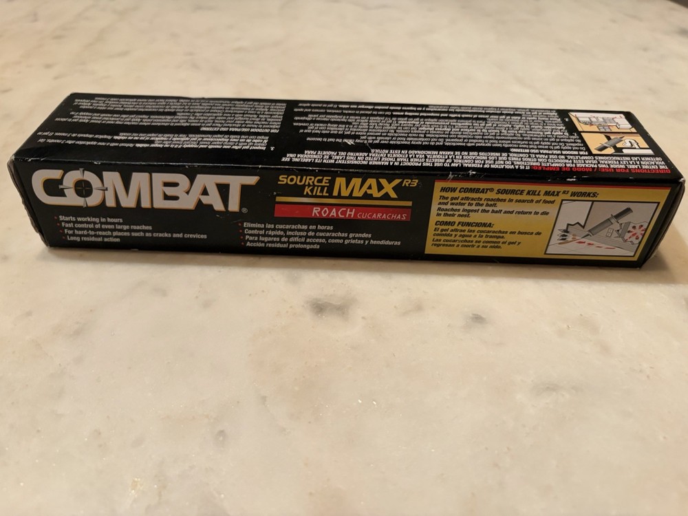 Combat 60 g Source Kill Max Roach Kill Gel - 2.1 oz (1 Syringe)