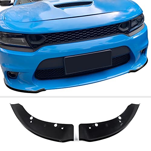 Front Bumper Lip Splitter Protector Front Shovel for 2015-2021 Dodge black