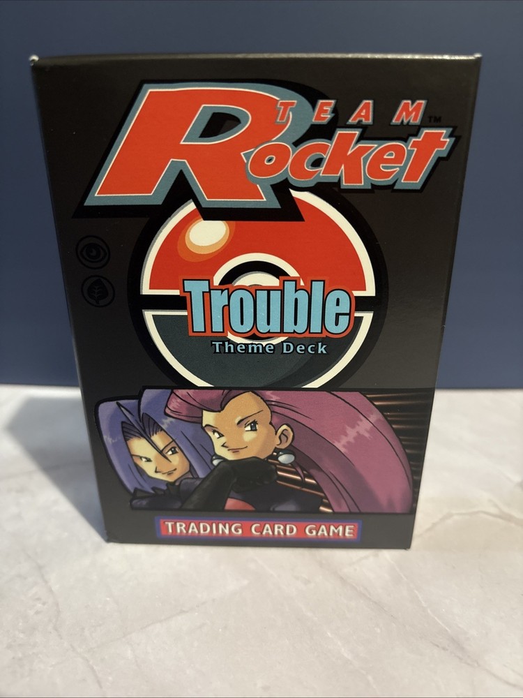 2000 Pokémon Team Rocket Trouble Theme Deck (Open Box)