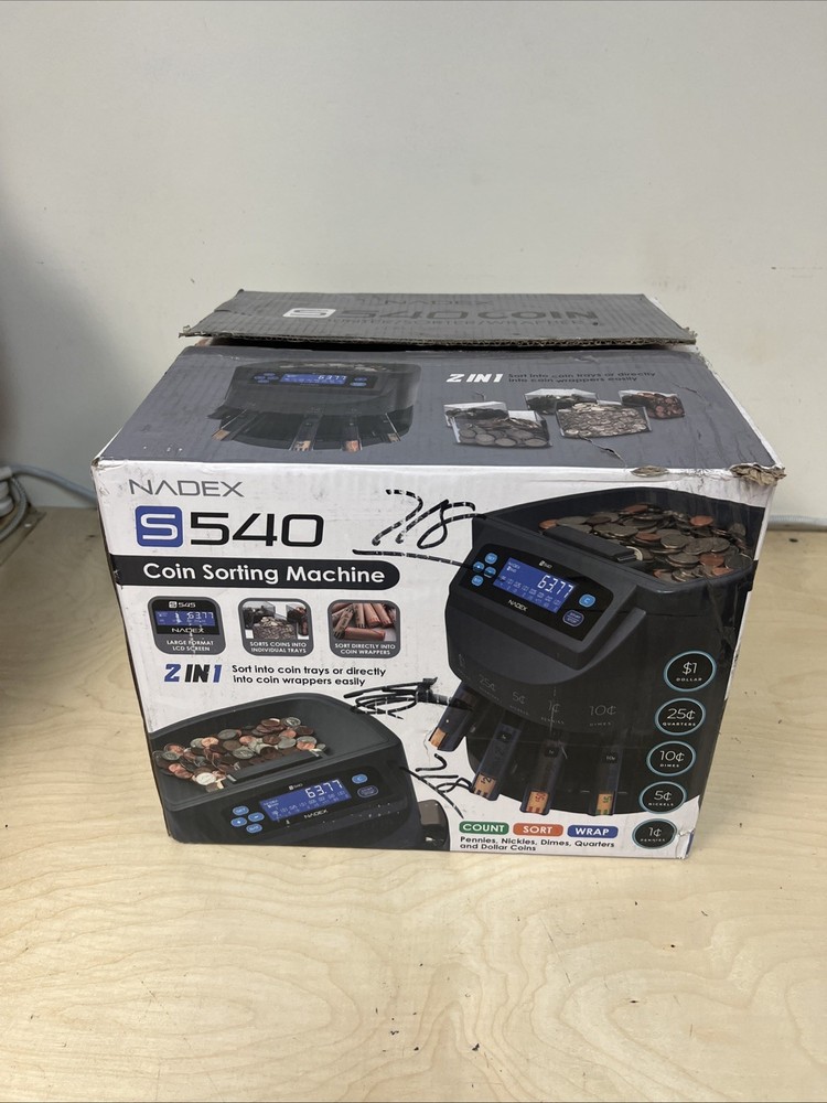 Nadex S540 Coin Sorting Machine Sorting Made Simple