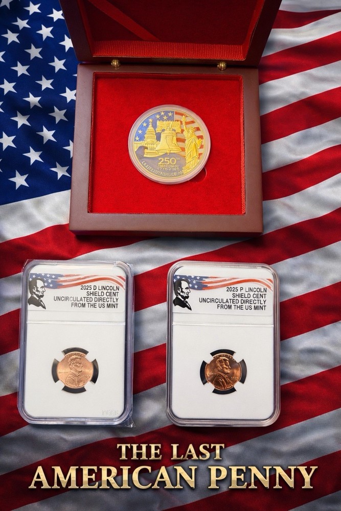 Lincoln Shield 2025 P&D  Small Cent directly from the U.S. mint Uncirculated