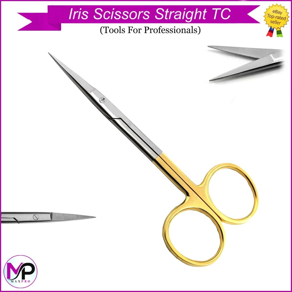 Straight Iris Scissors – TC Precision Micro Surgical Instrument
