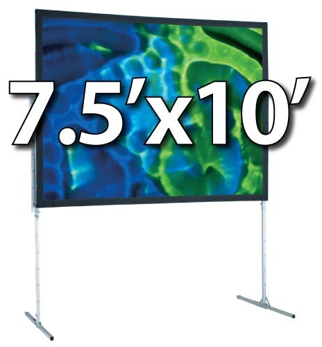 DRAPER 241075CD - UFS 7.5'x10' COMPLETE SCREEN SYSTEM - DUAL PROJECTION - T-LEGS