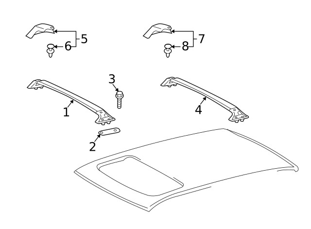 Genuine GM Rear Support 19184001