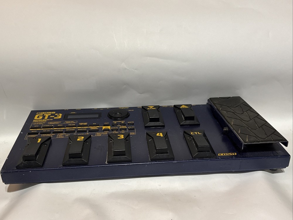 BOSS GT-3 Guitar Effects Processor Multiple Effects Pedal - UNTESTED