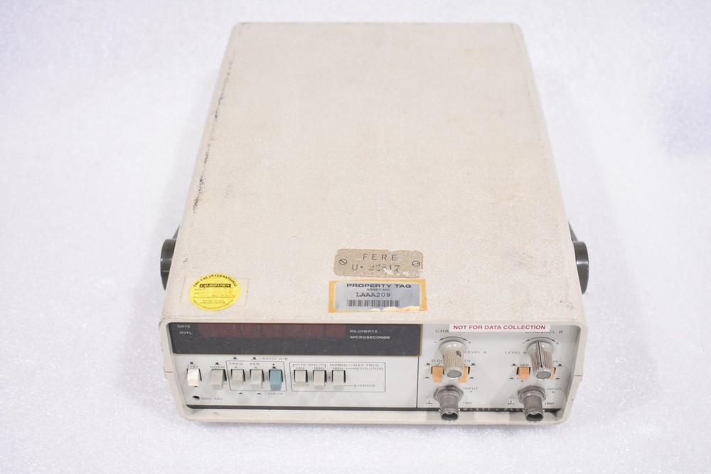 HEWLETT-PACKARD 5314A UNIVERSAL FREQUENCY COUNTER, LED, TIMER, 7-DIGIT, LED