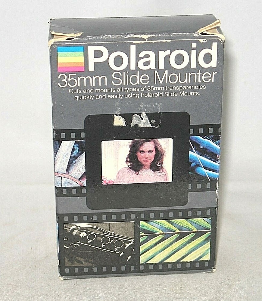 Polaroid slide mounter