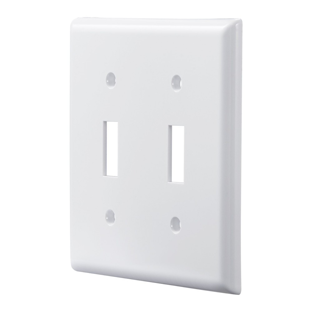 Toggle Light Switch Wall Plates 2-Gang Switch Electrical Outlet Covers Sta