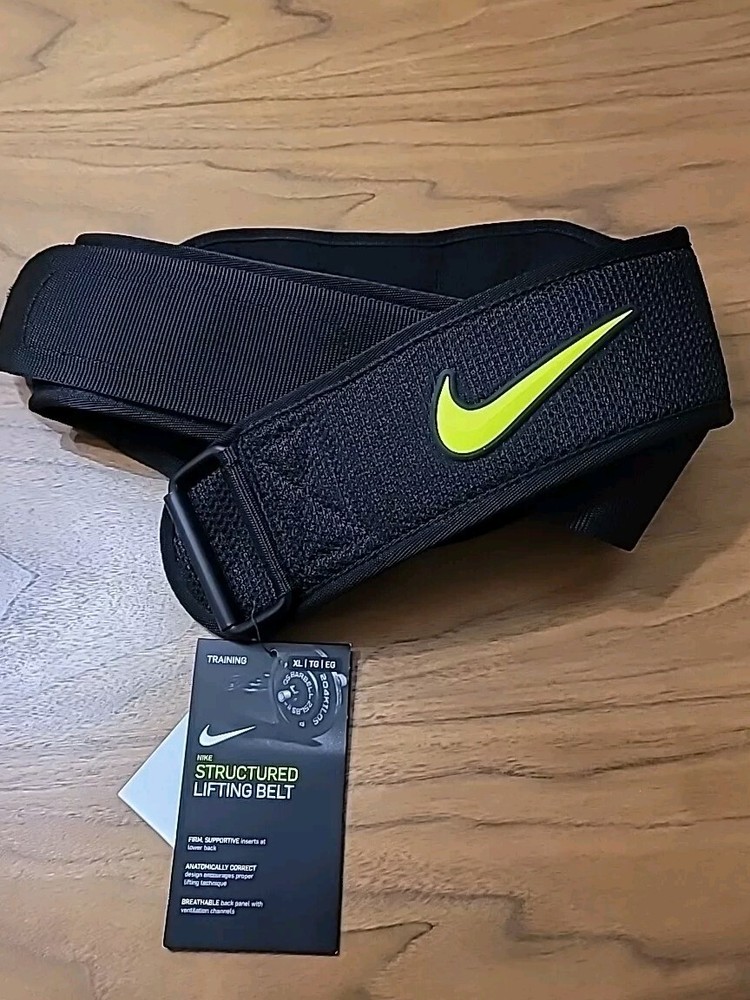 Nike Structured Weight Lifting Training Belt Size X-LARGE.  NEW
