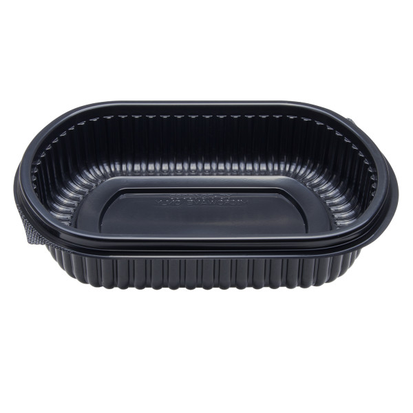 Karat 24oz PP Microwaveable Black Take Out Box - 300 pcs, FP-BB24
