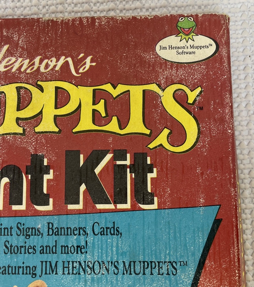 Jim Henson's Muppets Print Kit (PC/Commodore 64, 1989) Complete