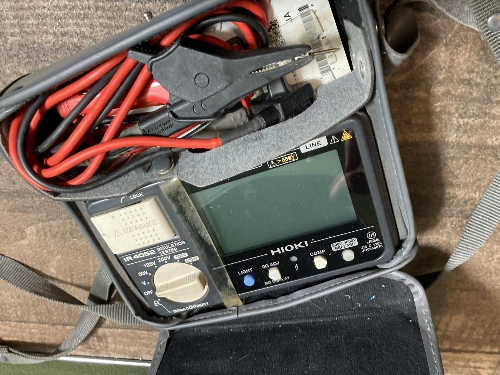 Hioki Insulation resistance tester IR4052 -TESTED EXCELLENT