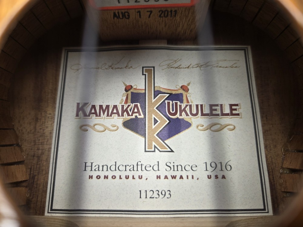 Kamaka Ukulele HF-1 Soprano Ukulele 2011