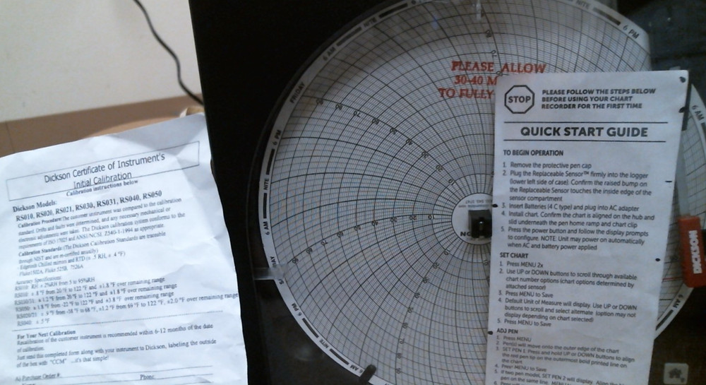 Dickson KT8-30 Chart Recorder