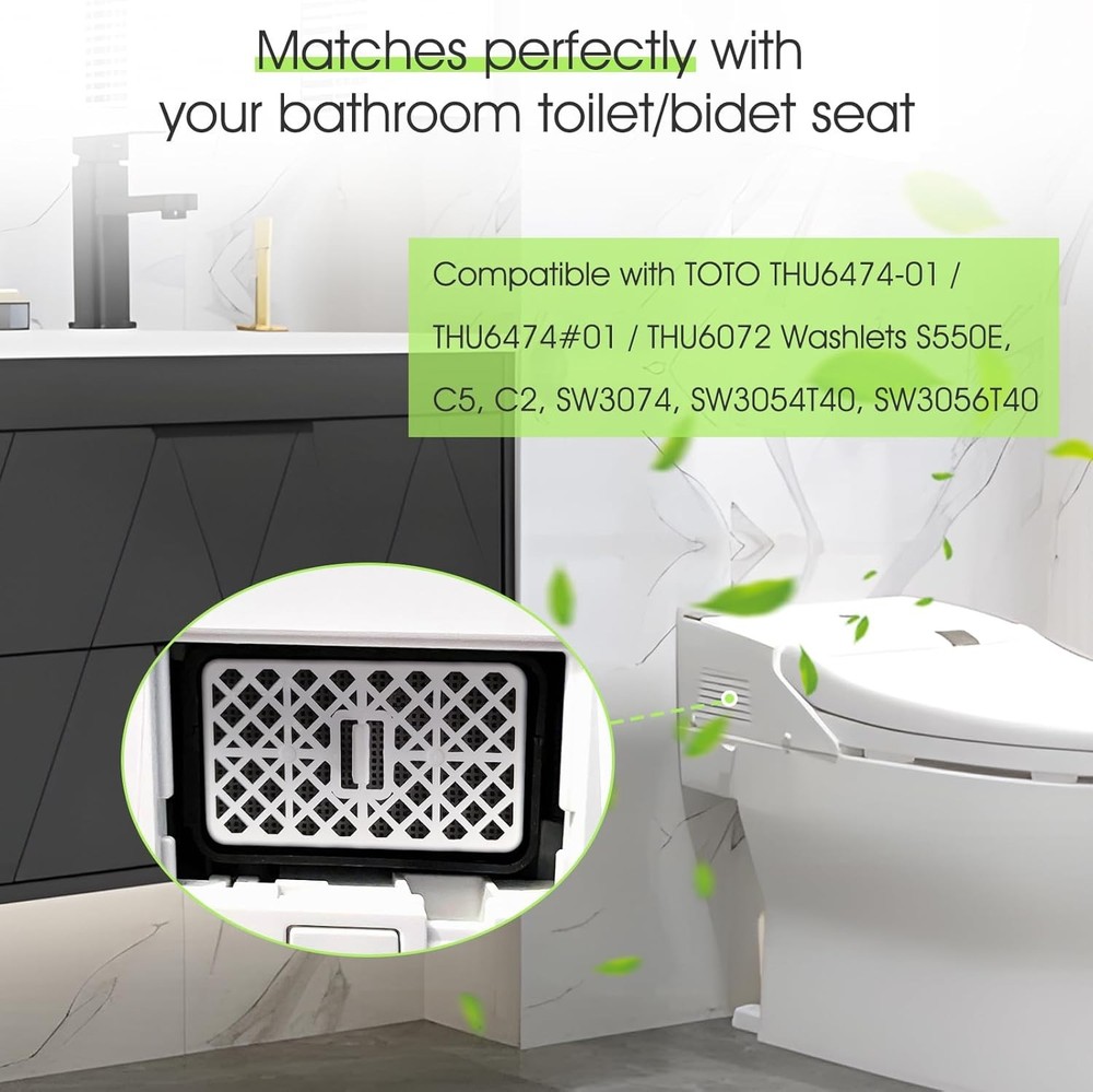 Deodorizer filter cartridge for electronic bidet.