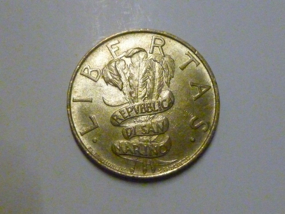 San Marino 200 lires 1995 Box 4 A