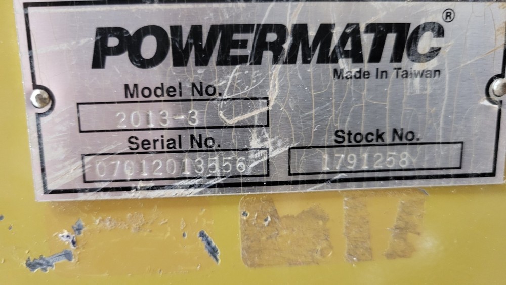 Powermatic 2013-3 20" vertical bandsaw