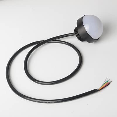 3W DC 24V Led Warning Light Flasher Machine Led Indicator Light Black