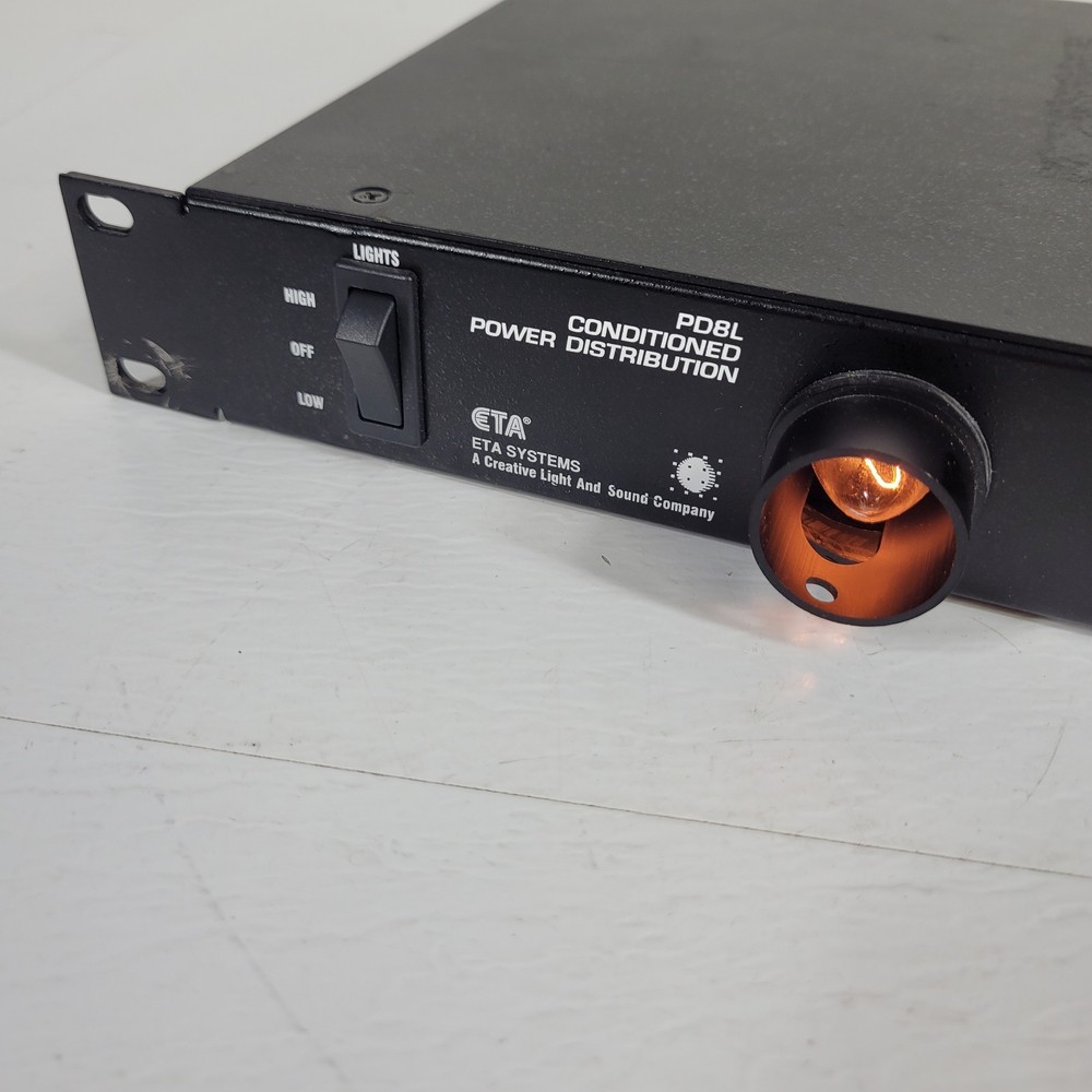 ETA Systems PD8L Power Distribution Conditioner 8 Plug Protected Circuit Breaker