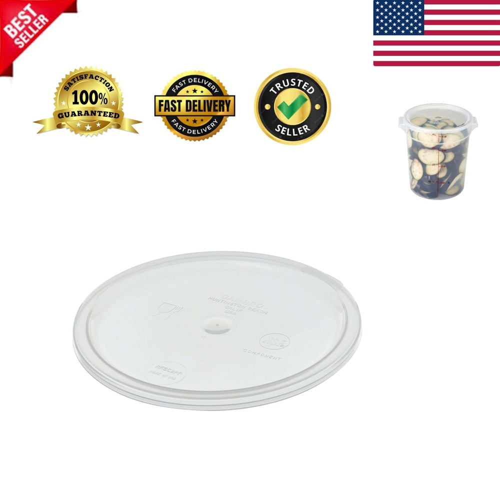 RFSC2PP190 Cover for 2 & 4 qt Round Plastic Containers