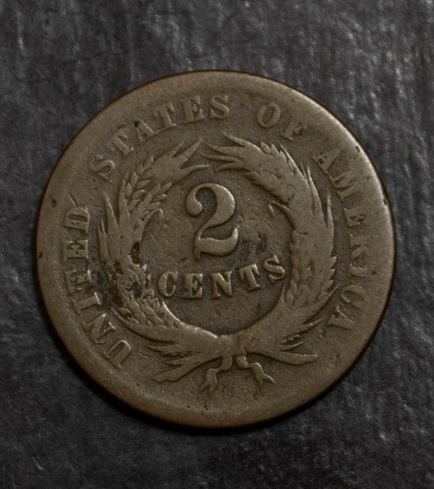 1865 Two Cent Piece Lot 4155