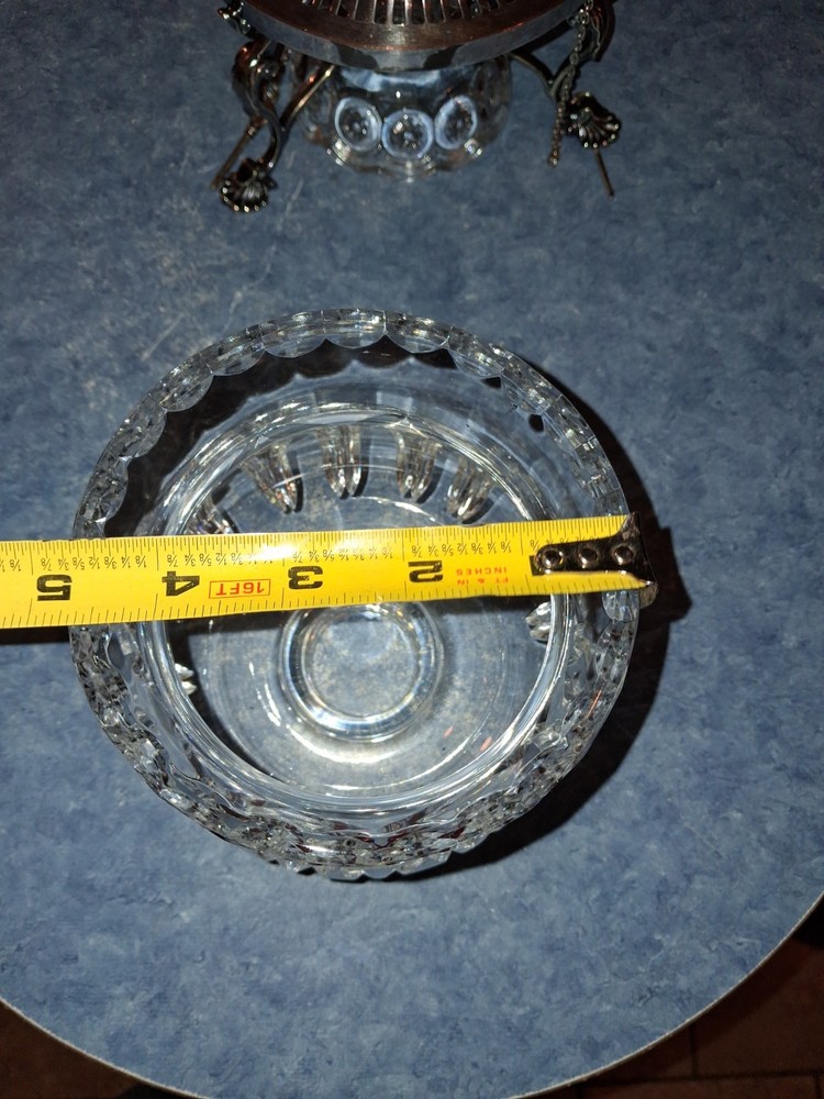 Antique Candle Stick Holder Silver Plate
