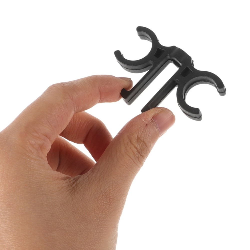 12 Pcs Ski and Pole Clips Plastic Quick Release for Hiking Sticks